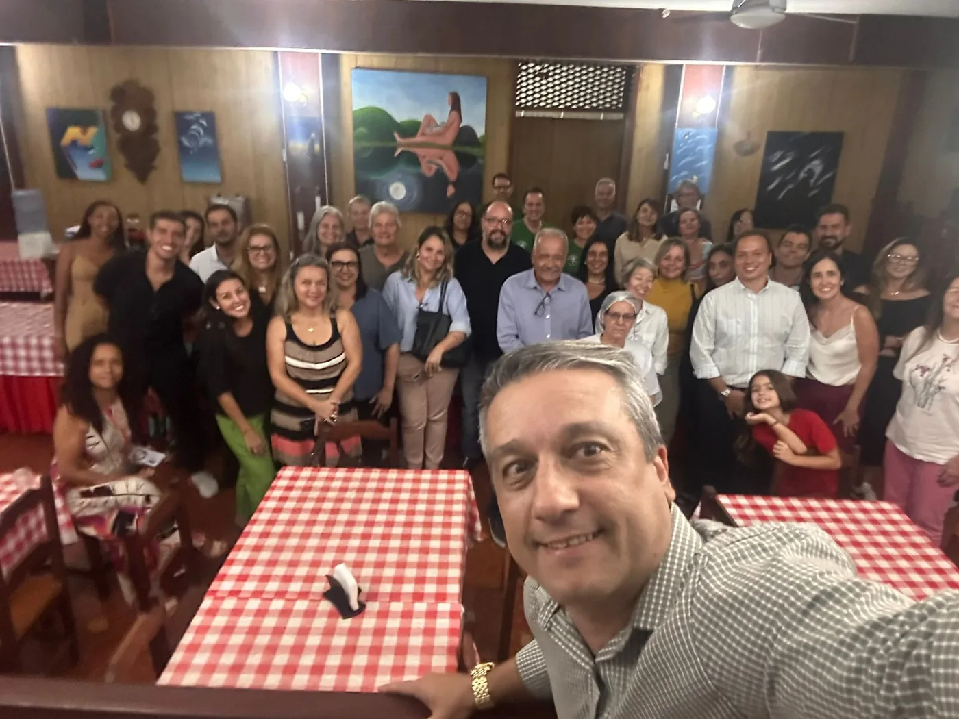 Participantes do PROENH-RJ reunidos em Miguel Pereira, no Hotel Miguel Pereira