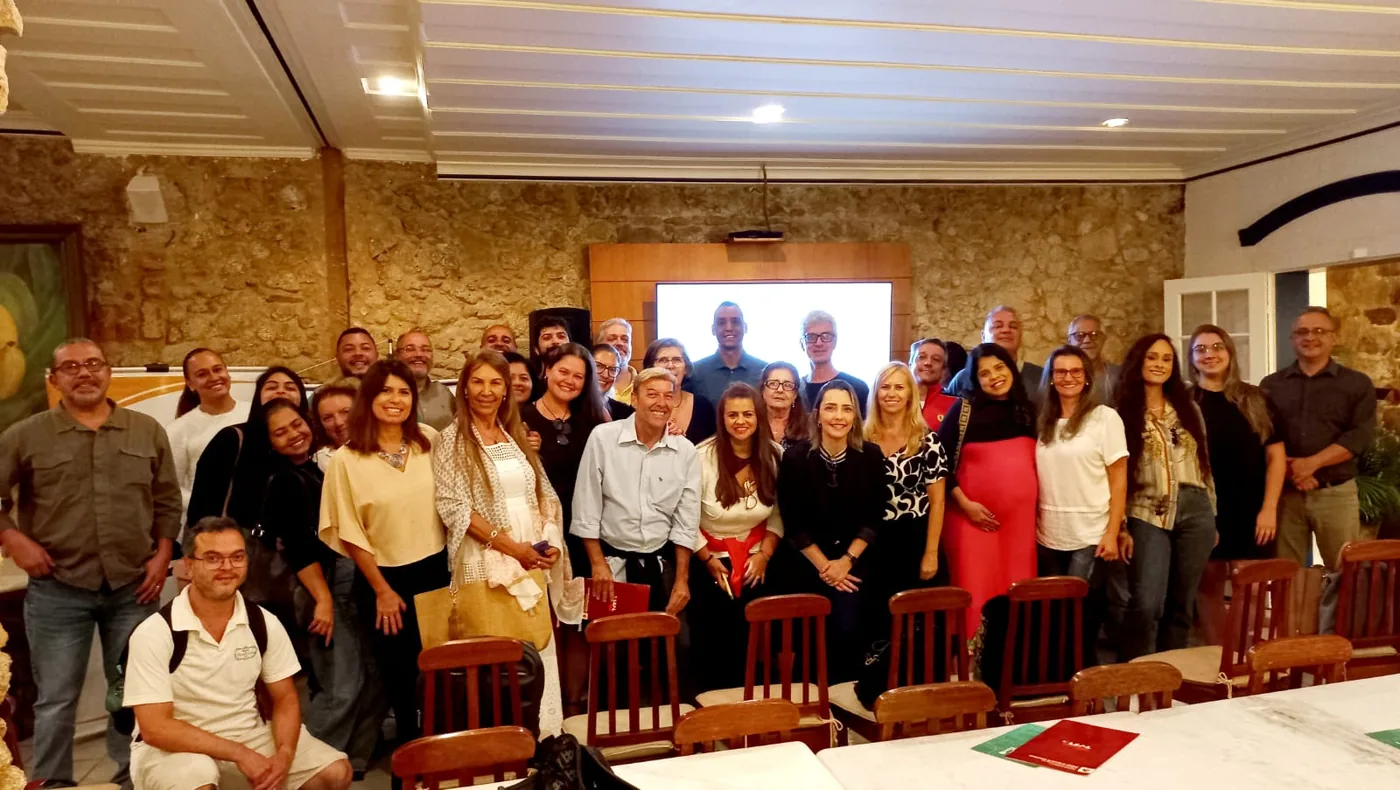 Participantes do PROENH-RJ reunidos em Paraty, na Pousada Porto Imperial