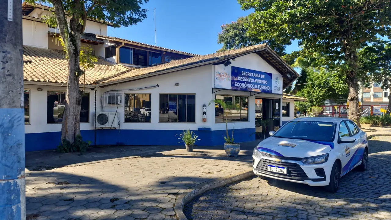 Fachada da Secretaria de Desenvolvimento Econômico e Turismo de Rio das Ostras